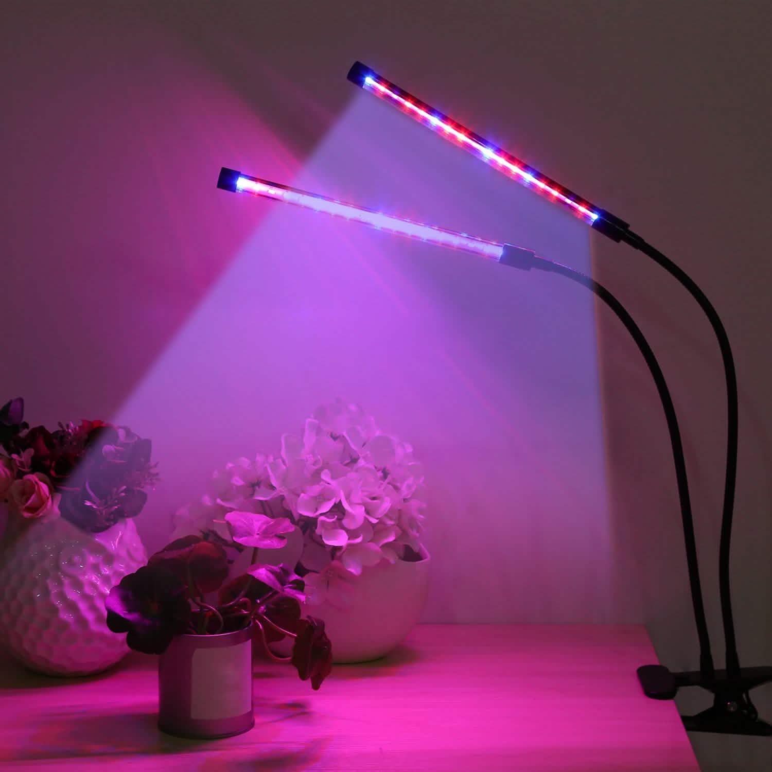 Lampe de croissance à LED à double tête