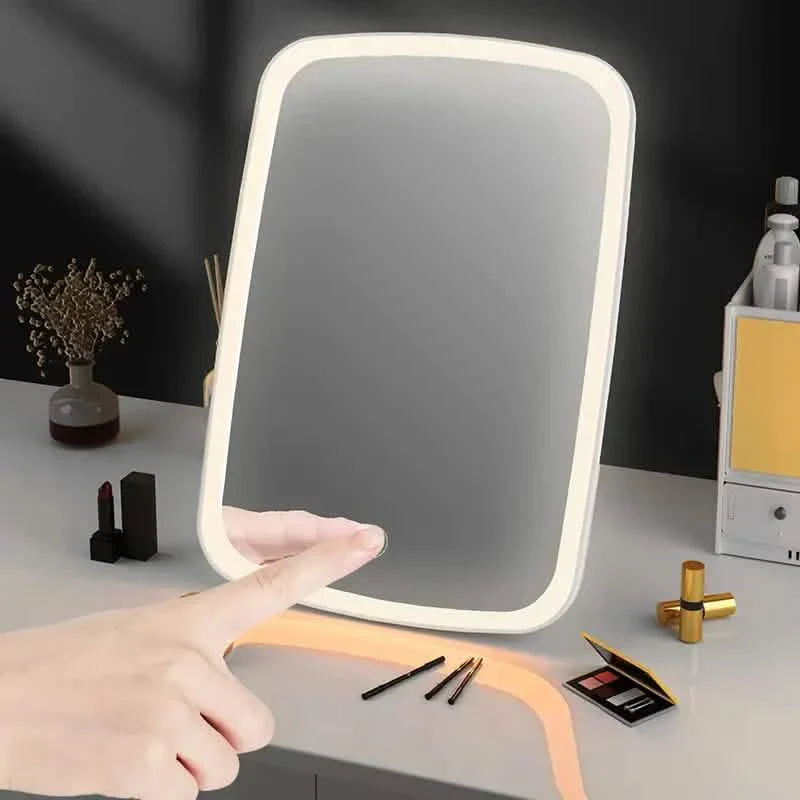 Miroir de Maquillage LED avec Capteur Tactile - 3 Modes d'Éclairage