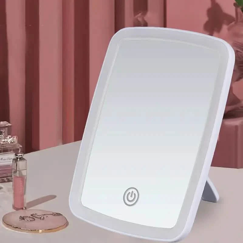 Miroir de Maquillage LED avec Capteur Tactile - 3 Modes d'Éclairage