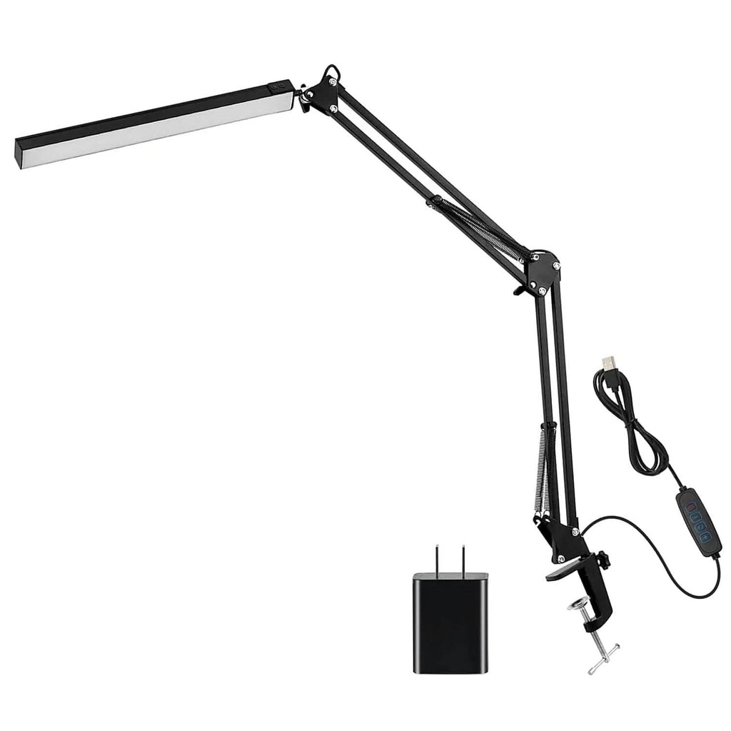 Lampe de lecture à LED avec pince Bras pivotant réglable