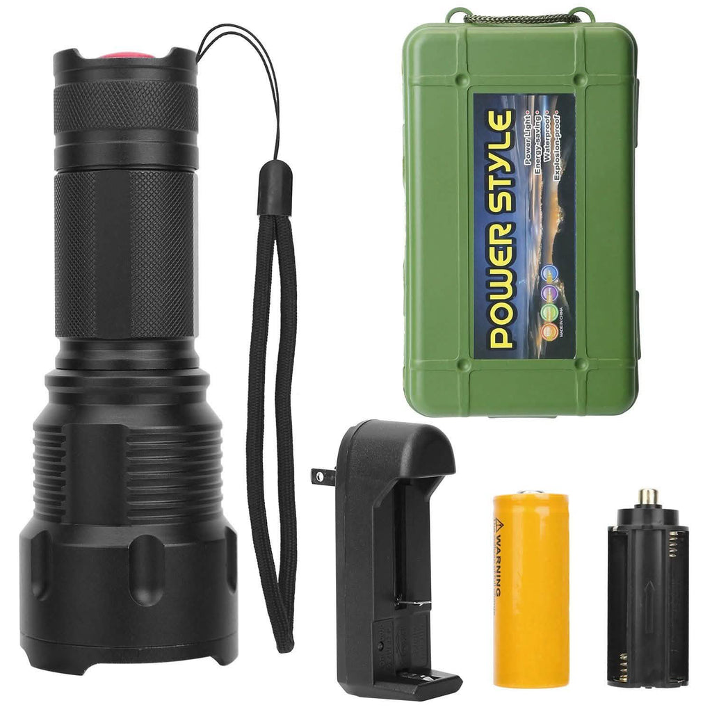 Lampe de poche LED rechargeable et zoomable