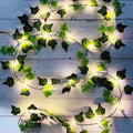 Guirlande Lumineuse Solaire LED Feuilles de Lierre