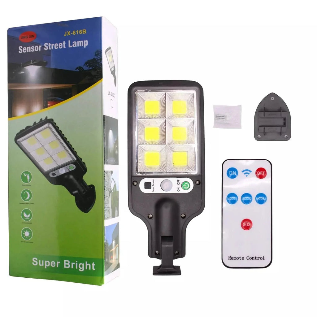 Lampe Solaire LED Détecteur de Mouvement 3 Modes Projecteur Mural Extérieur Jardin