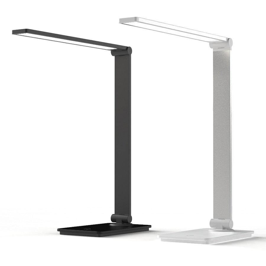 Lampe de table LED Lampe de bureau à intensité variable Lampe de lecture de bureau pliable et rotative Interrupteur tactile DC 5V USB Veilleuse Lampes de bureau Lampe de table décorative Jolies lampes d'étude pour la décoration de chambre à coucher