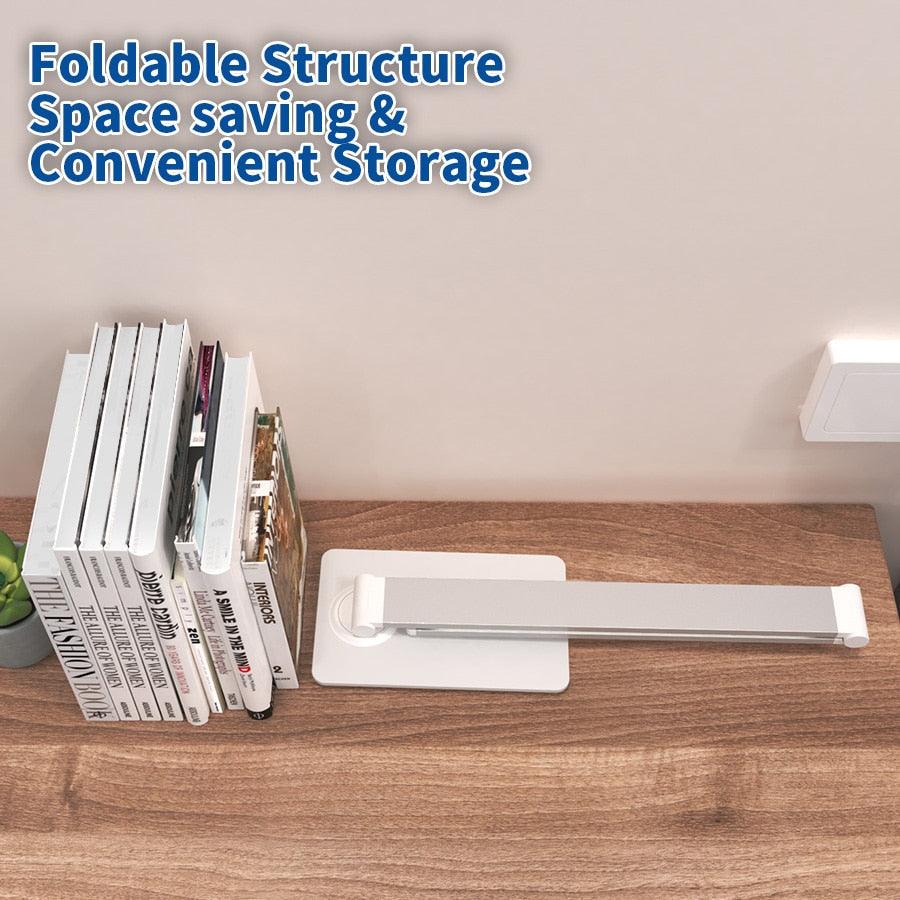Lampe de table LED Lampe de bureau à intensité variable Lampe de lecture de bureau pliable et rotative Interrupteur tactile DC 5V USB Veilleuse Lampes de bureau Lampe de table décorative Jolies lampes d'étude pour la décoration de chambre à coucher