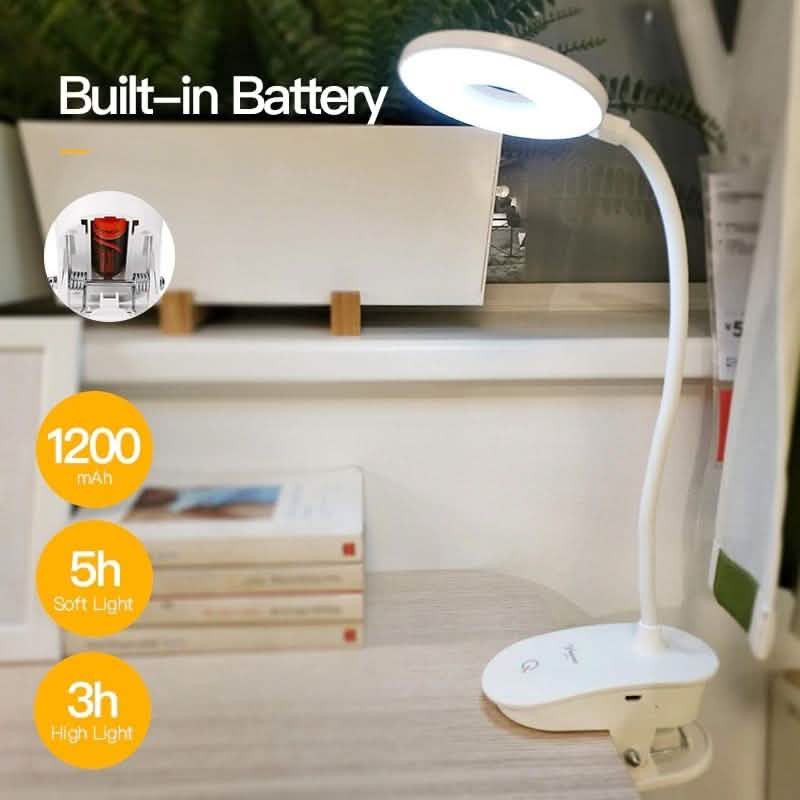 Lampe de Bureau à Pince avec Interrupteur Tactile LED et 3 Modes