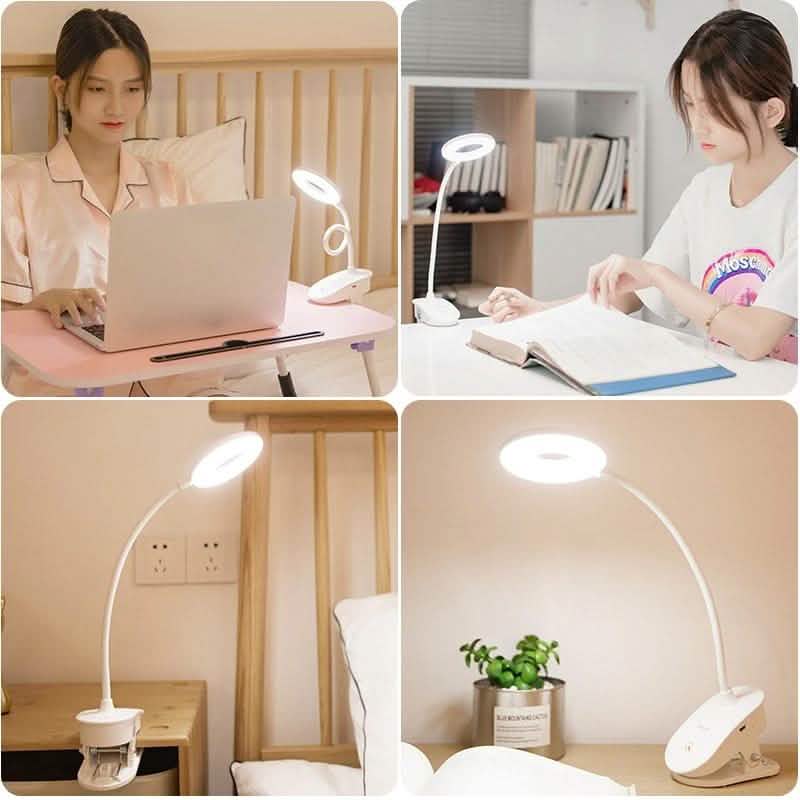 Lampe de Bureau à Pince avec Interrupteur Tactile LED et 3 Modes