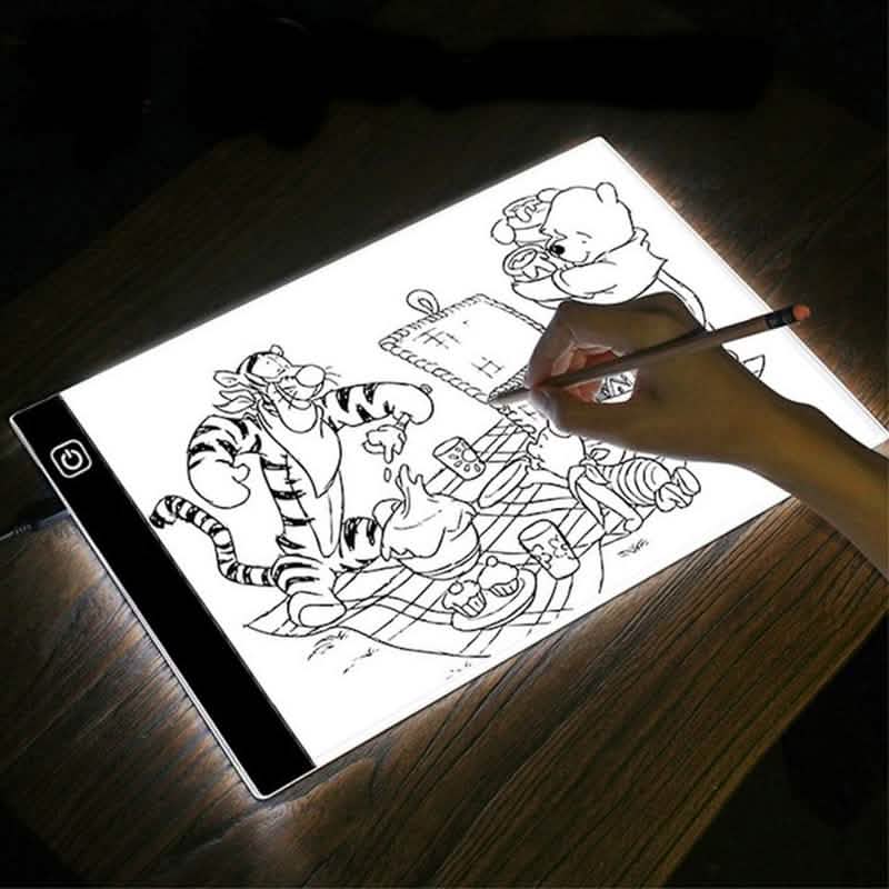 Tablette lumineuse LED avec variateur réglable à 3 niveaux