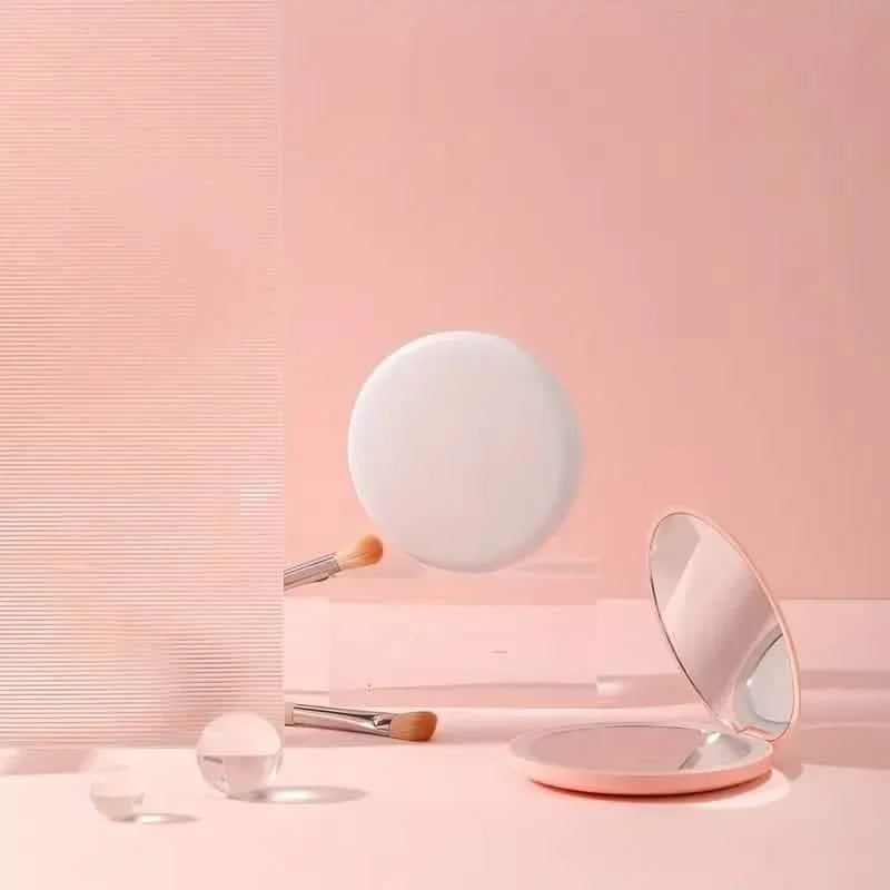 Miroir de maquillage de voyage à LED