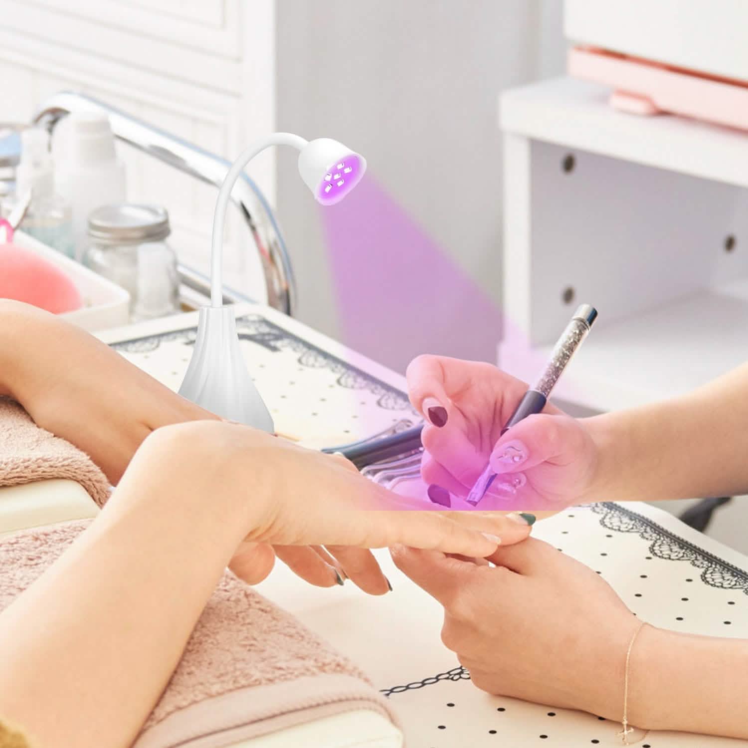 Lampe UV LED pour séchoir à vernis à ongles
