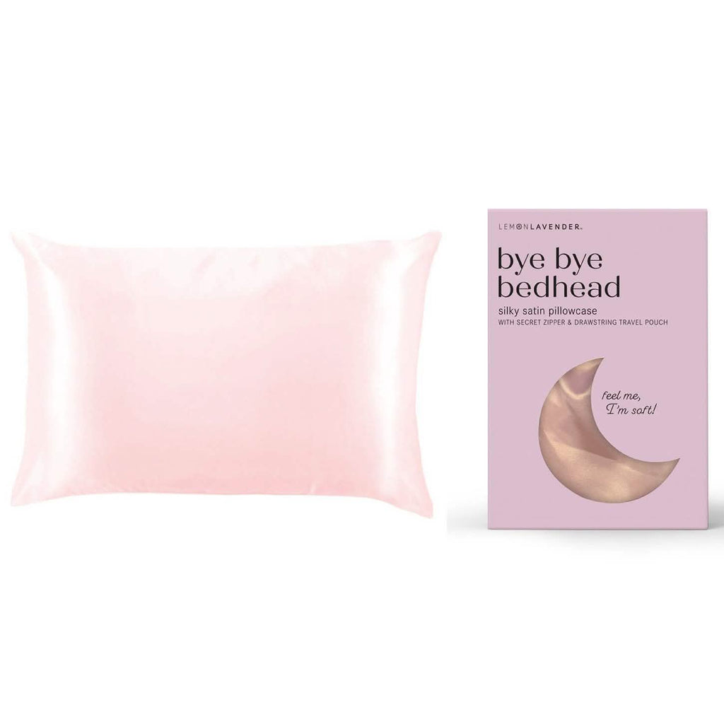 Taie d'oreiller en satin soyeux ultra-doux Lavande Citron