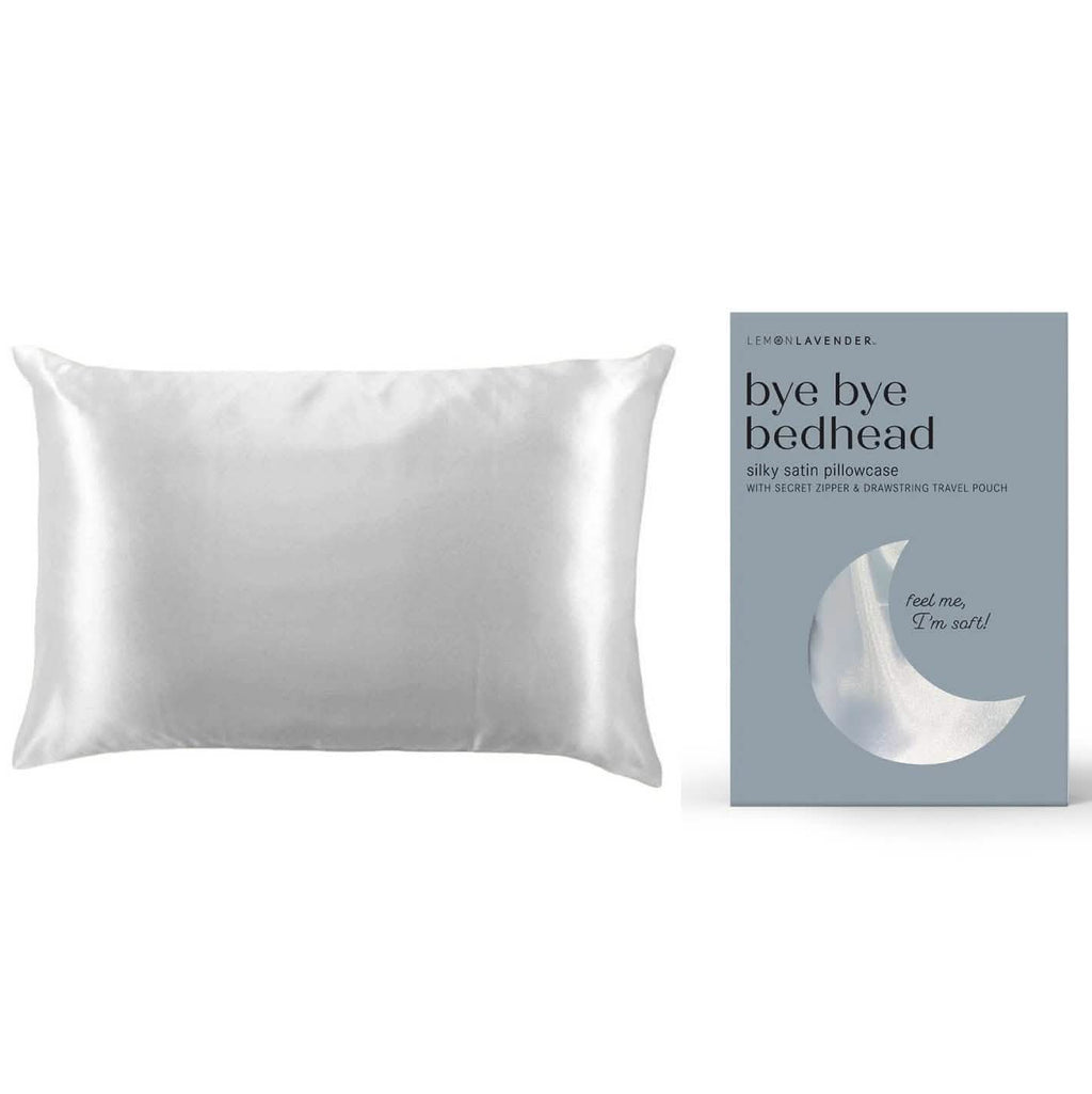 Taie d'oreiller en satin soyeux ultra-doux Lavande Citron