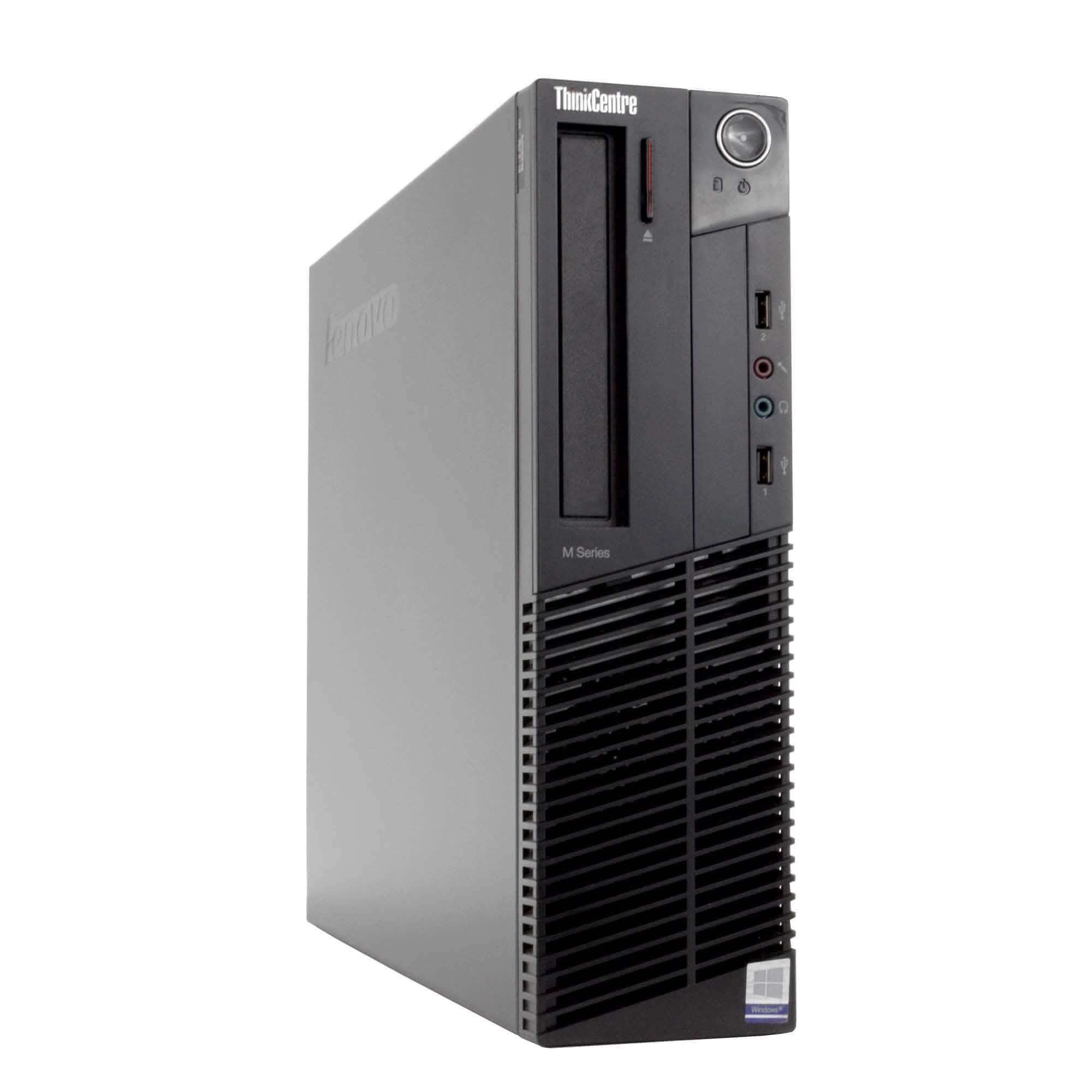 Ordinateur de bureau Lenovo ThinkCentre M82 PC - Disque dur SSD 120 Go (Reconditionné)