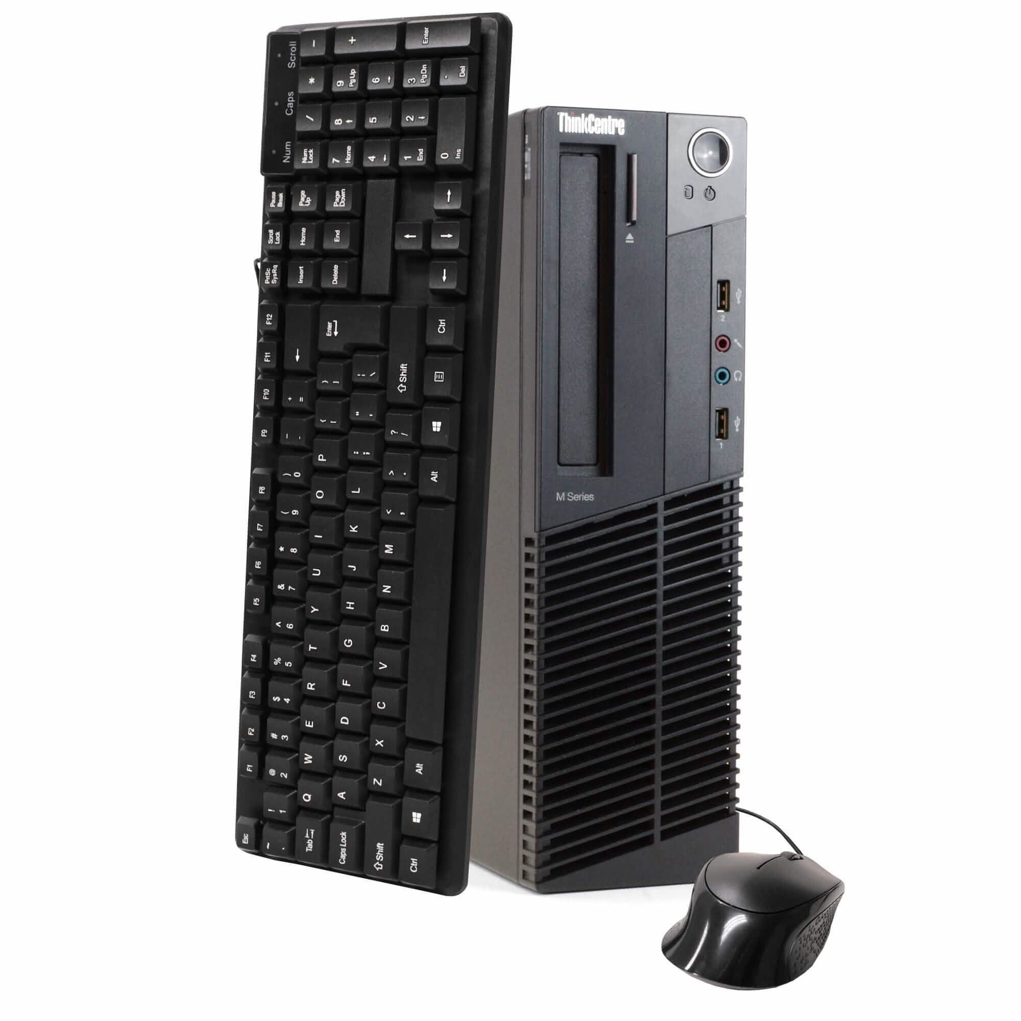 Ordinateur de bureau Lenovo ThinkCentre M92 avec écran plat 19" (Reconditionné)