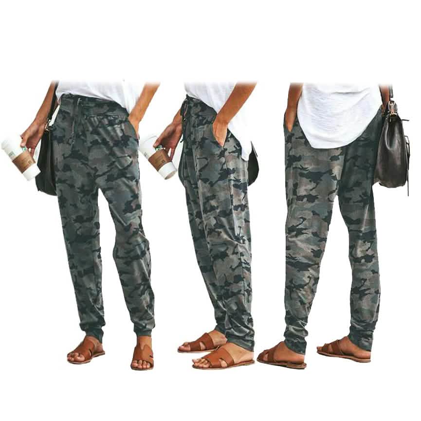 Pantalon treillis décontracté pour femme Leo Rosi