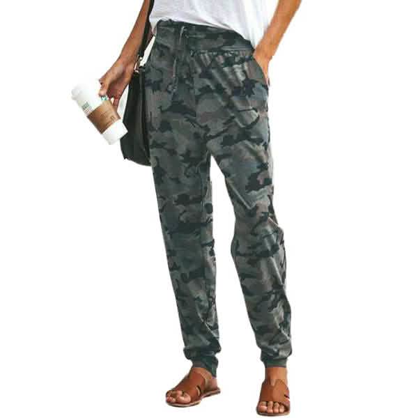 Pantalon treillis décontracté pour femme Leo Rosi
