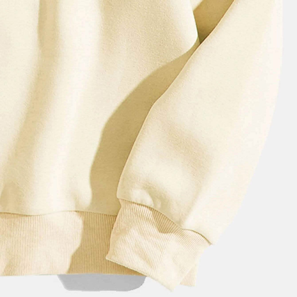 Sweat-shirt doublé thermique à motif lettre