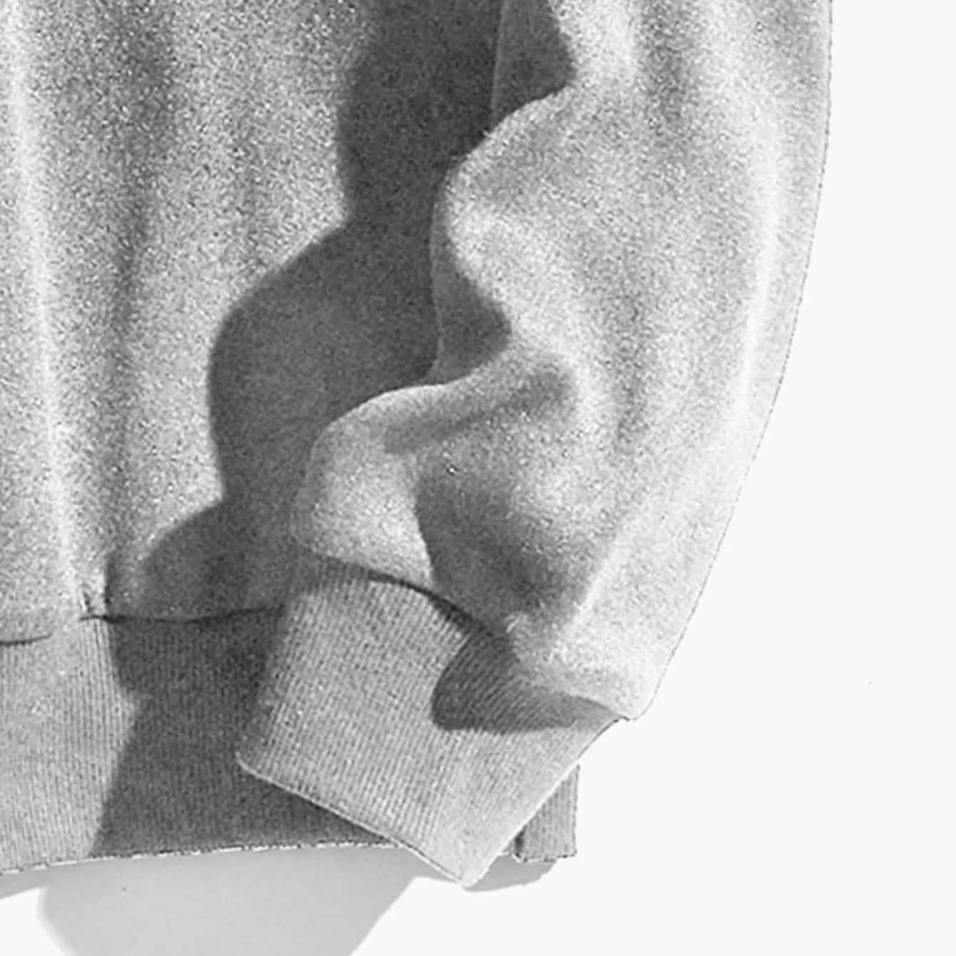 Sweat-shirt doublé thermique à motif lettre