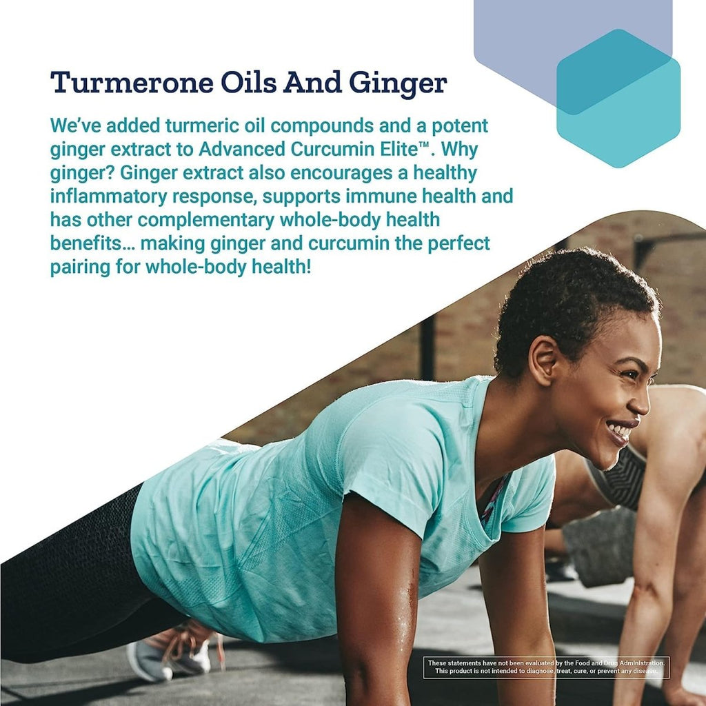 Life Extension Advanced Curcumin Elite Turmeric Extract, Ginger & Turmerones 30 Softgels