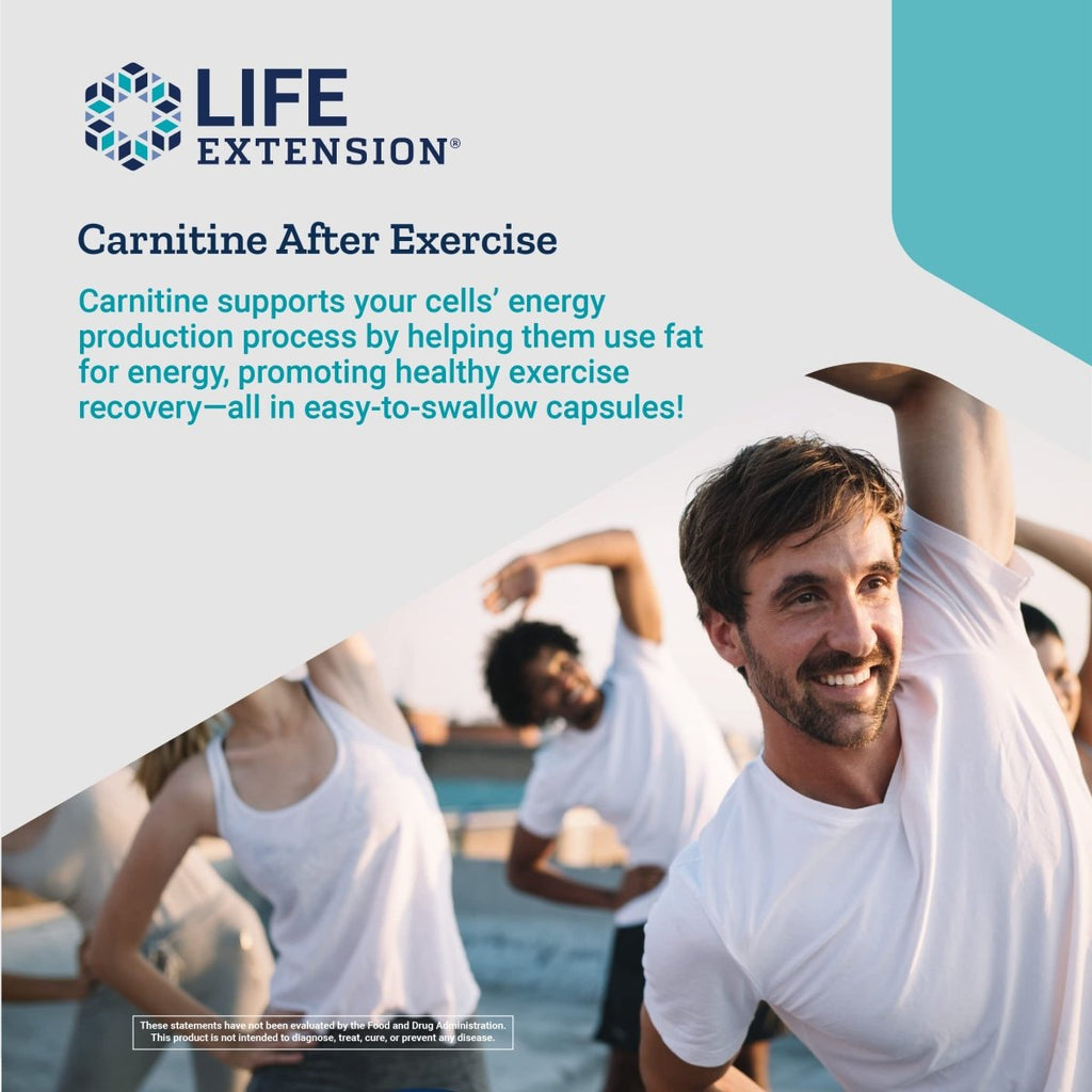 Life Extension Optimized Carnitine 60 gélules