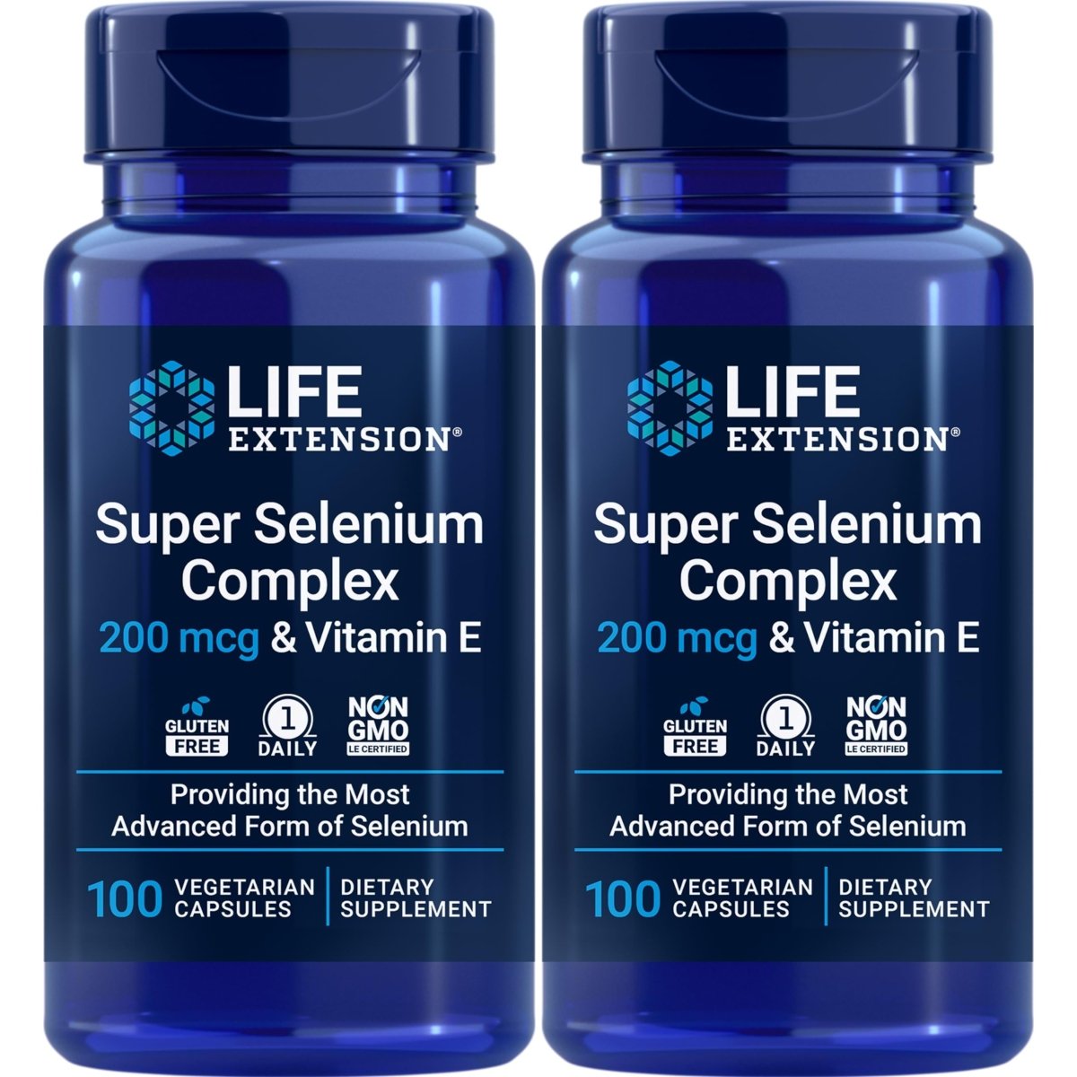 Life Extension - Complexe de Sélénium Supérieur & Vitamine E - 200 µg - 100 Vcaps (200 VCAPS)