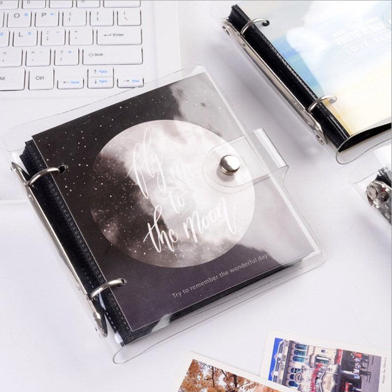 Album photo de la série Lumière et Ombre, Range-cartes postales, Souvenirs de 3 pouces, 100 pochettes pour papier photo Fujifilm Mini, Albums de scrapbooking pour bébé et famille, Cadeaux mémorables à faire soi-même pour les proches