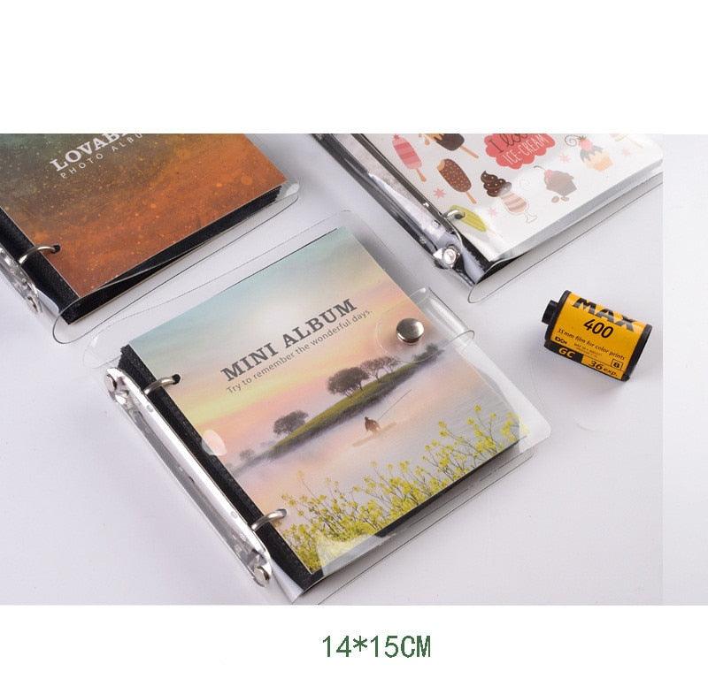Album photo de la série Lumière et Ombre, Range-cartes postales, Souvenirs de 3 pouces, 100 pochettes pour papier photo Fujifilm Mini, Albums de scrapbooking pour bébé et famille, Cadeaux mémorables à faire soi-même pour les proches