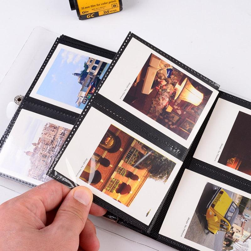 Album photo de la série Lumière et Ombre, Range-cartes postales, Souvenirs de 3 pouces, 100 pochettes pour papier photo Fujifilm Mini, Albums de scrapbooking pour bébé et famille, Cadeaux mémorables à faire soi-même pour les proches