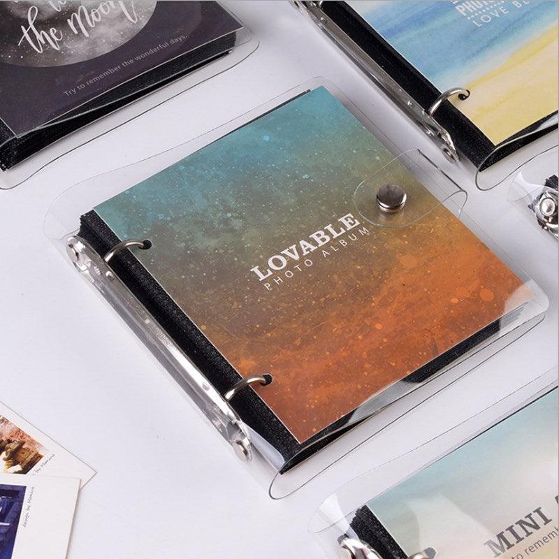 Album photo de la série Lumière et Ombre, Range-cartes postales, Souvenirs de 3 pouces, 100 pochettes pour papier photo Fujifilm Mini, Albums de scrapbooking pour bébé et famille, Cadeaux mémorables à faire soi-même pour les proches