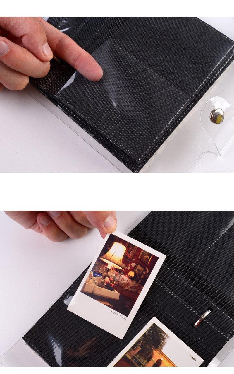 Album photo de la série Lumière et Ombre, Range-cartes postales, Souvenirs de 3 pouces, 100 pochettes pour papier photo Fujifilm Mini, Albums de scrapbooking pour bébé et famille, Cadeaux mémorables à faire soi-même pour les proches