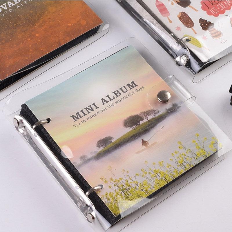 Album photo de la série Lumière et Ombre, Range-cartes postales, Souvenirs de 3 pouces, 100 pochettes pour papier photo Fujifilm Mini, Albums de scrapbooking pour bébé et famille, Cadeaux mémorables à faire soi-même pour les proches