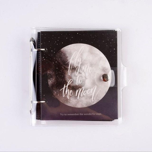 Album photo de la série Lumière et Ombre, Range-cartes postales, Souvenirs de 3 pouces, 100 pochettes pour papier photo Fujifilm Mini, Albums de scrapbooking pour bébé et famille, Cadeaux mémorables à faire soi-même pour les proches
