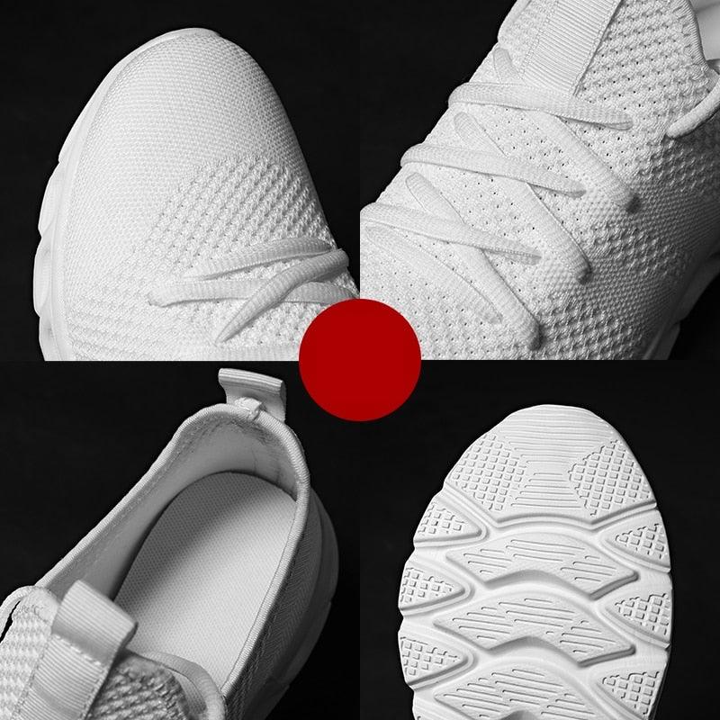 Chaussures de course légères pour hommes, baskets confortables et respirantes pour hommes, antidérapantes et résistantes à l'usure, baskets de jogging basses à lacets pour hommes, chaussures de sport athlétiques