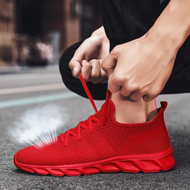 Chaussures de course légères pour hommes, baskets confortables et respirantes pour hommes, antidérapantes et résistantes à l'usure, baskets de jogging basses à lacets pour hommes, chaussures de sport athlétiques