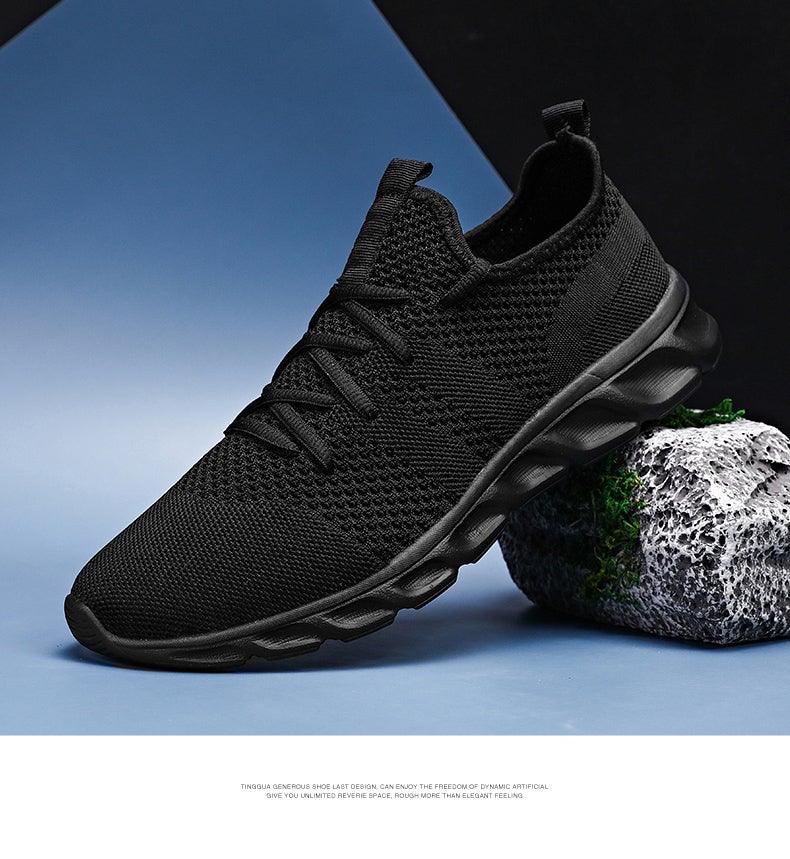 Chaussures de course légères pour hommes, baskets confortables et respirantes pour hommes, antidérapantes et résistantes à l'usure, baskets de jogging basses à lacets pour hommes, chaussures de sport athlétiques