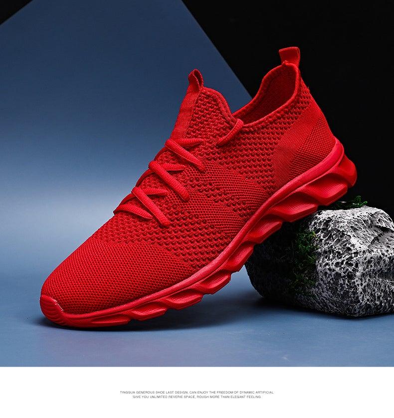 Chaussures de course légères pour hommes, baskets confortables et respirantes pour hommes, antidérapantes et résistantes à l'usure, baskets de jogging basses à lacets pour hommes, chaussures de sport athlétiques