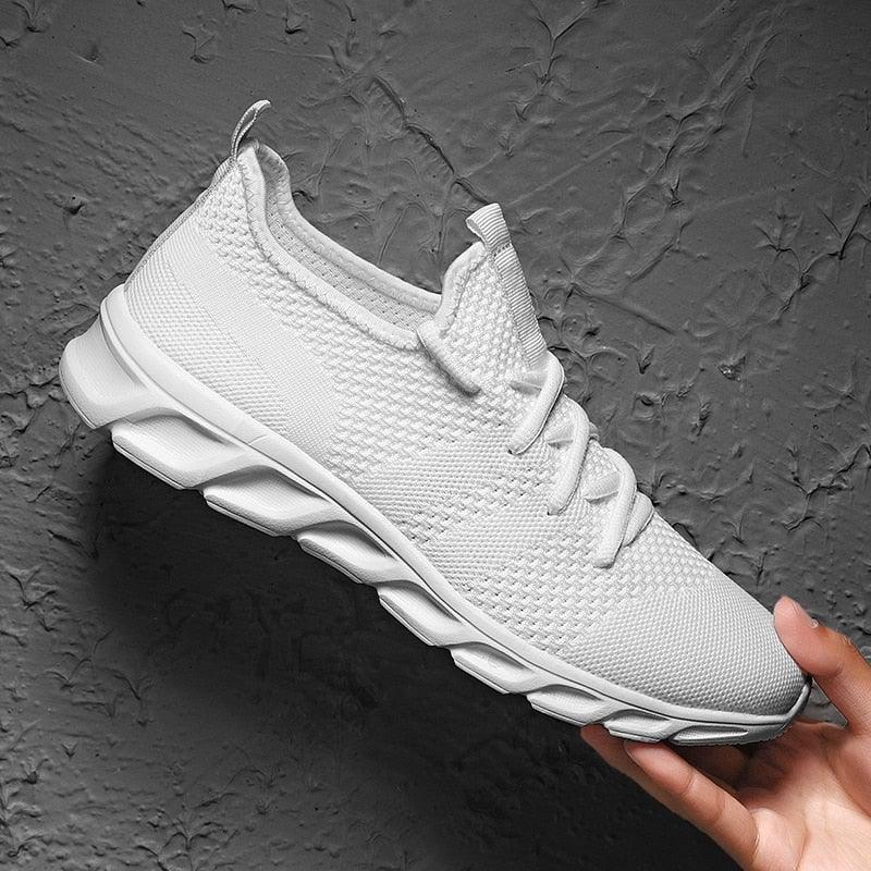 Chaussures de course légères pour hommes, baskets confortables et respirantes pour hommes, antidérapantes et résistantes à l'usure, baskets de jogging basses à lacets pour hommes, chaussures de sport athlétiques