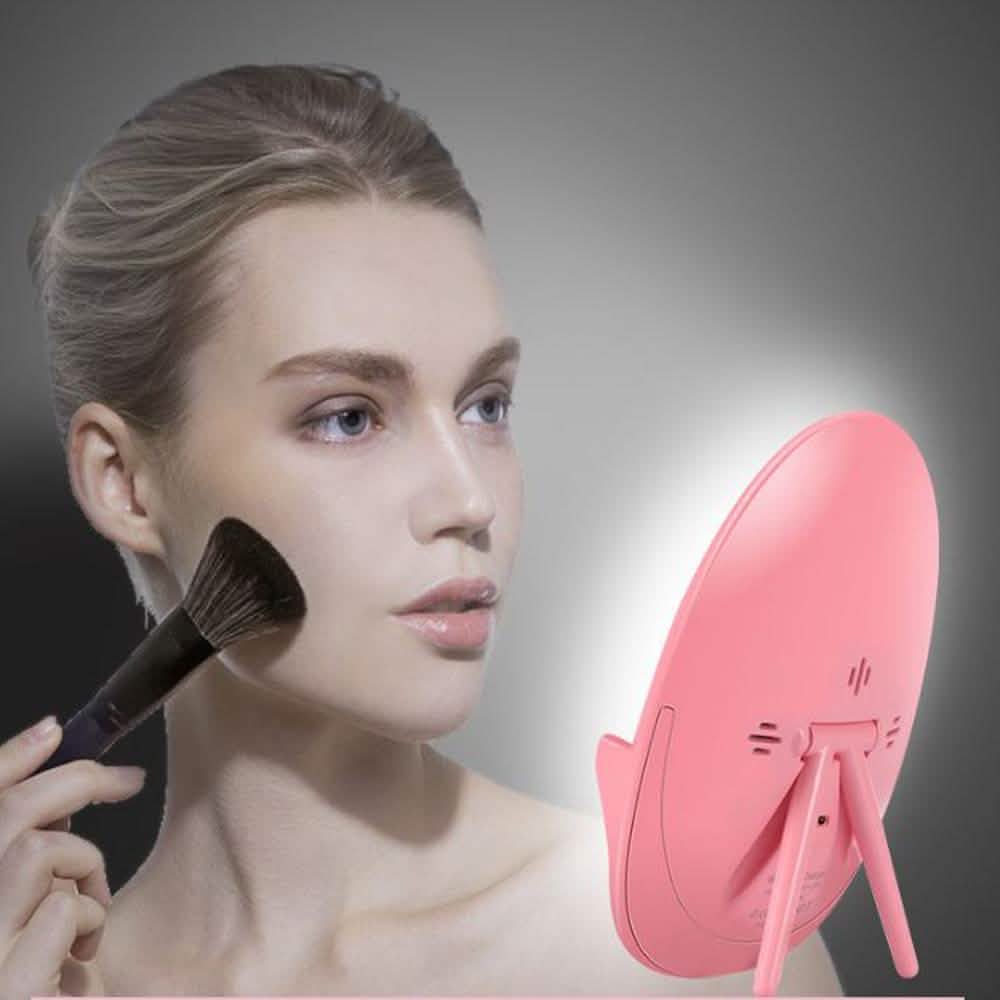 Miroir de chargement sans fil Qi LED lumineux