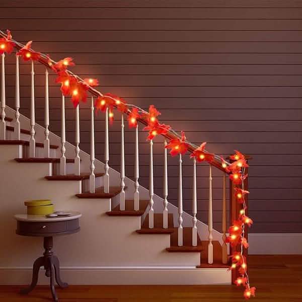 Guirlande lumineuse d'automne 40 LED