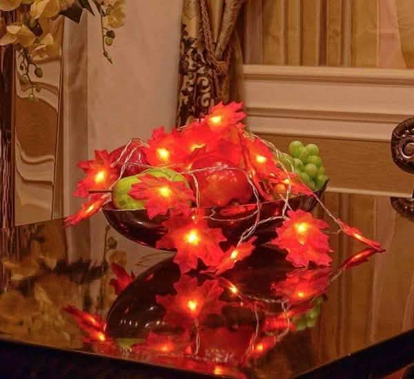Guirlande lumineuse d'automne 40 LED