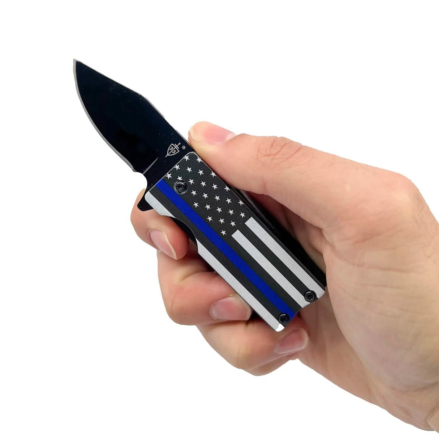 Étui pour briquet et couteau de poche assisté par ressort