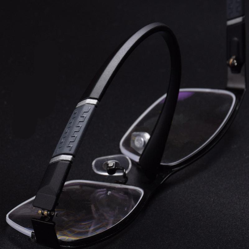 Lunettes de lecture semi-cerclées en alliage léger pour hommes et femmes avec demi-monture de qualité Lunettes de lecture pour hommes Nouvelle monture rétro