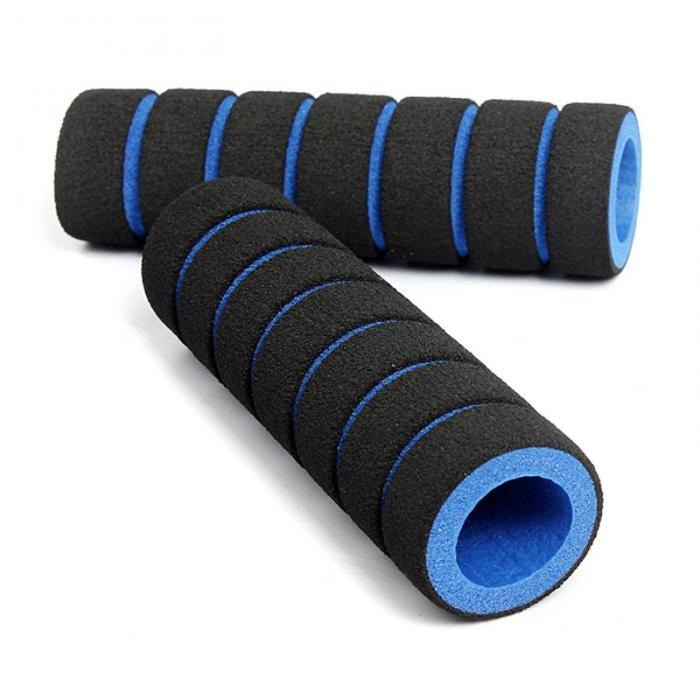 Guidon de vélo léger en mousse éponge, cyclisme anti-choc antidérapant, poignées de guidon de vélo en mousse, housse de guidon de vélo en mousse, poignées souples en mousse éponge antidérapantes pour vélo de course, bicyclette, moto