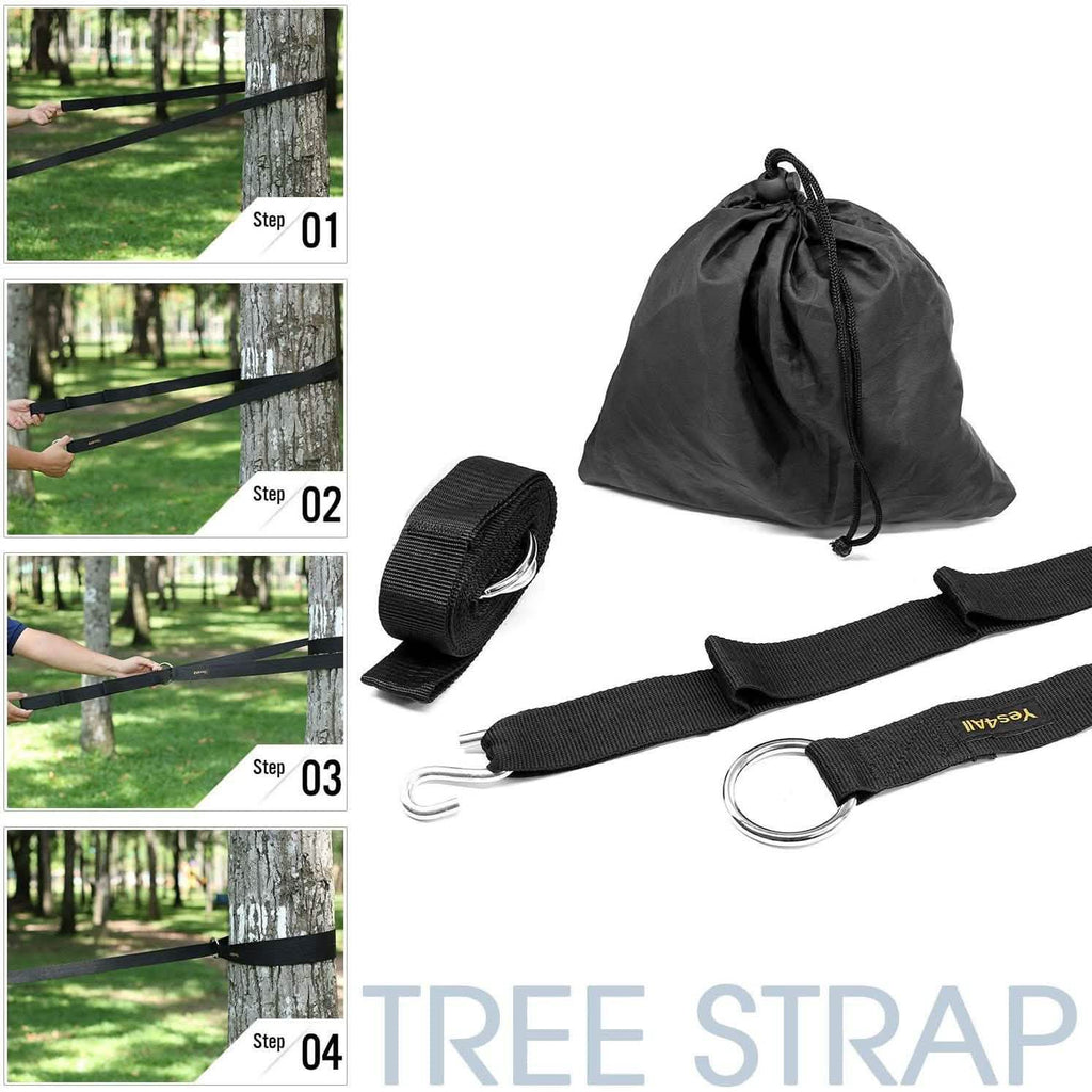 Hamac de camping léger avec sangle et sac de transport