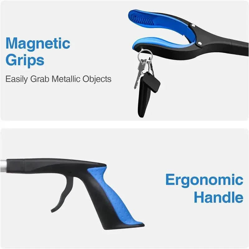 Pince de préhension pliable légère extra longue avec aimant
