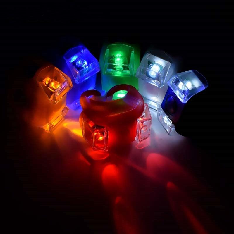 Mini-éclairage de vélo en silicone léger, étanche, pour VTT, VTC, éclairage avant et arrière, phare de vélo, feu arrière, lumière de vélo en silicone LED, phare et feu arrière de vélo multifonctionnel et étanche pour le cyclisme