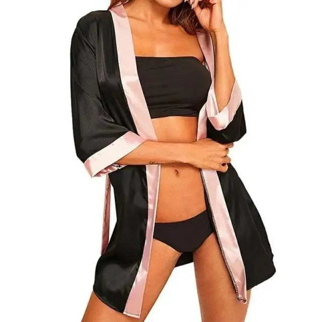 Peignoirs légers et doux pour femmes, confortables, design élégant, vêtements de nuit vintage pour femmes, vêtements de nuit pour femmes