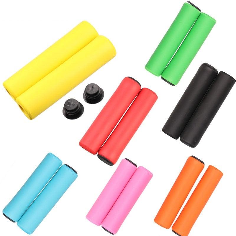 Poignées de vélo de route légères en silicone antidérapant, absorbant les chocs, en gel de silice, super légères, antidérapantes, résistantes aux chocs, avec blocage, accessoires de cyclisme.