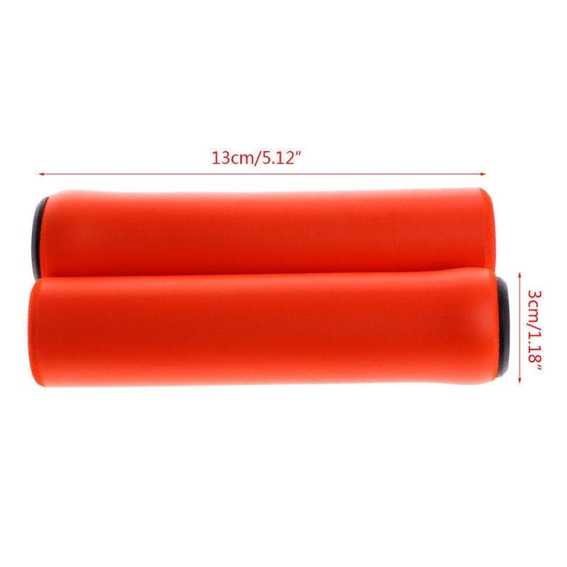 Poignées de vélo de route légères en silicone antidérapant, absorbant les chocs, en gel de silice, super légères, antidérapantes, résistantes aux chocs, avec blocage, accessoires de cyclisme.