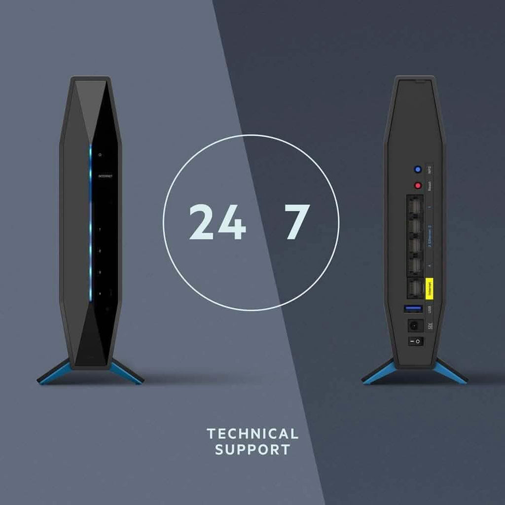 Routeur Wi-Fi 6 Linksys AX1800 pour réseau domestique, routeur WiFi Gigabit sans fil bi-bande AX (Reconditionné)